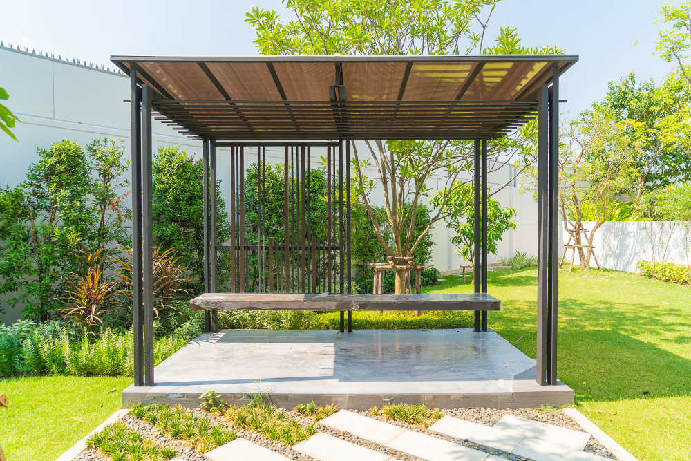 membuat gazebo