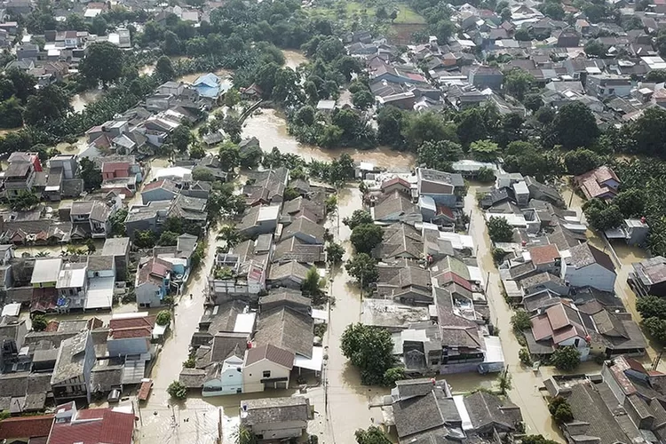 Banjir di Bekasi meluas